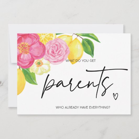 妊娠のリビール，ベビー カード (正面)