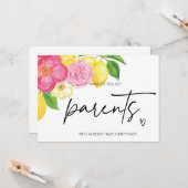 妊娠のリビール，ベビー カード (正面/裏面インサイチュ)