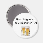 妊娠の口実 マグネット (正面/裏面)