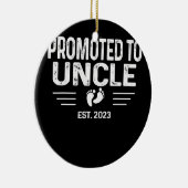 妊娠の告知が伯父エストに昇格 セラミックオーナメント (右)