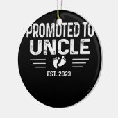 妊娠の告知が伯父エストに昇格 セラミックオーナメント (左)