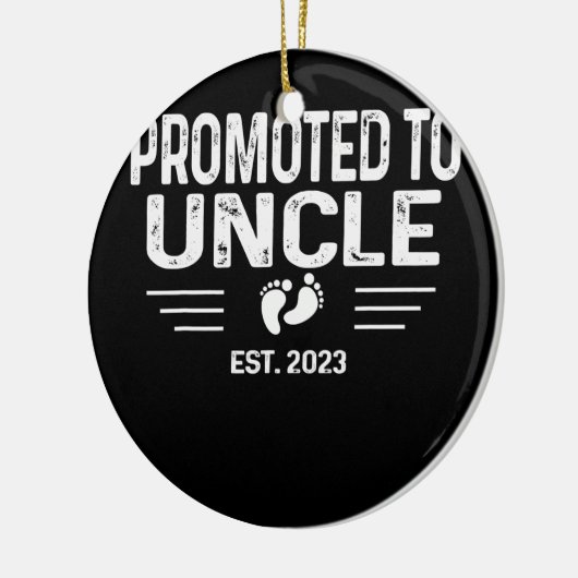 妊娠の告知が伯父エストに昇格 セラミックオーナメント (左)