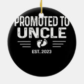 妊娠の告知が伯父エストに昇格 セラミックオーナメント (裏面)