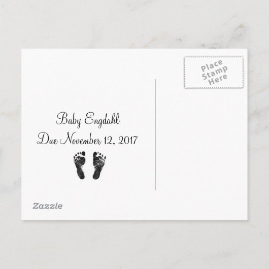 ～妊娠の告知の秘密 案内ポストカード (裏面)