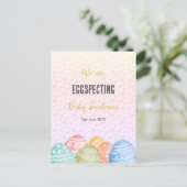 妊娠の告知カード、卵の投機 案内ポストカード (スタンド正面)