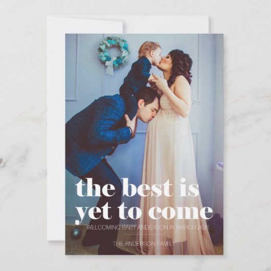 妊娠の告知最高のはまだ来〜だ シーズンカード (正面)