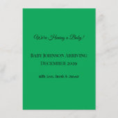 妊娠の告知！ エンクロージャーカード (正面)