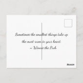 妊娠の告知！ ポストカード (裏面)