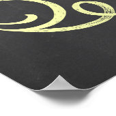 妊娠の告知Chalkboard Sign-I'm So Cute ポスター (角)