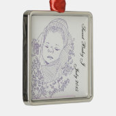 妊娠の損失のオーナメント メタルオーナメント (右)