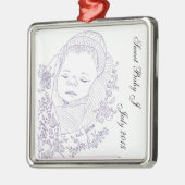 妊娠の損失のオーナメント メタルオーナメント (左)