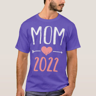 妊娠の発表のためのママ2022 Tシャツ