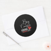 妊娠の発表のための2024年の大きないとこの積み ラウンドシール (封筒)