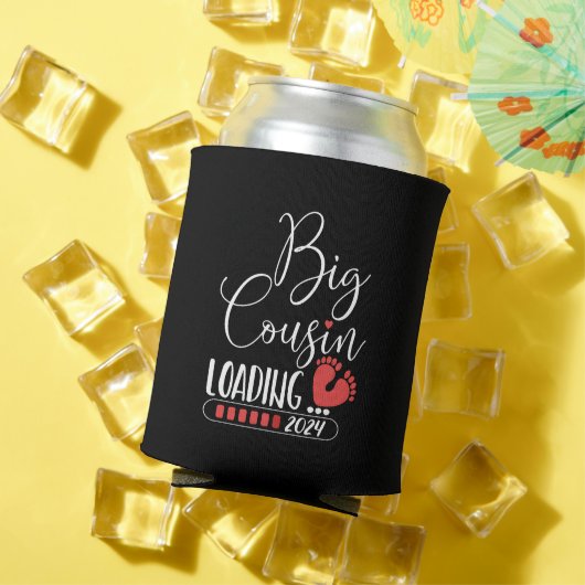 妊娠の発表のための2024年の大きないとこの積み 缶クーラー (インサイチュ 夏)