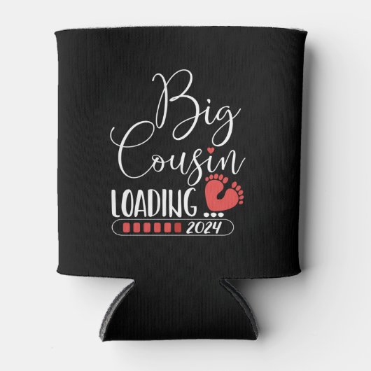 妊娠の発表のための2024年の大きないとこの積み 缶クーラー (正面)