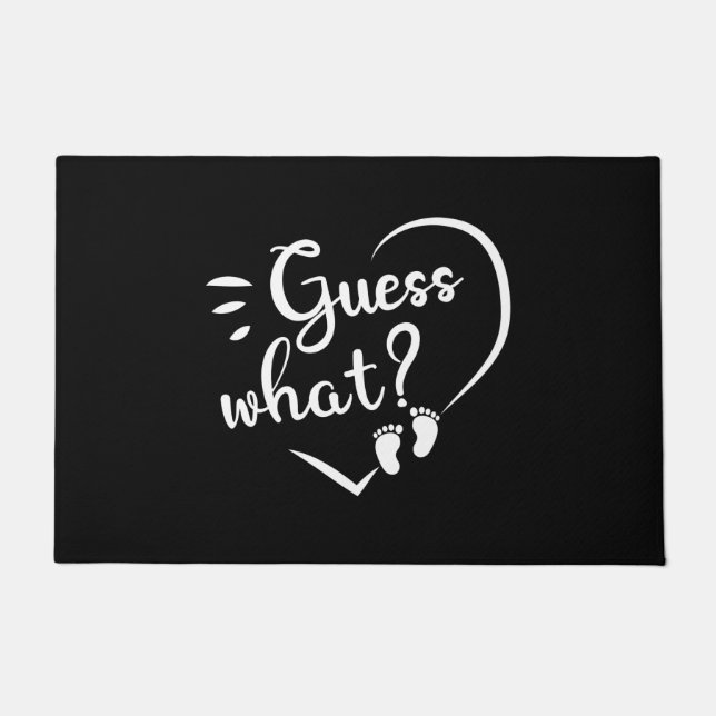妊娠の発表の推測 ドアマット (正面)