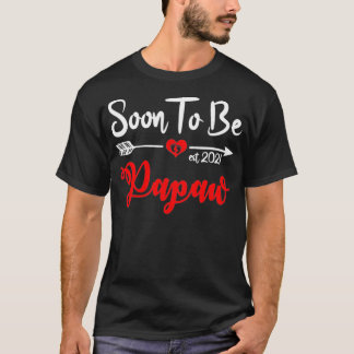 妊娠の発表はすぐにPapaw Est 2021 Tシャツ