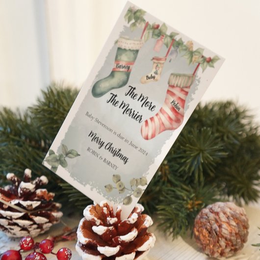 妊娠の発表は多くメリーの シーズンカード