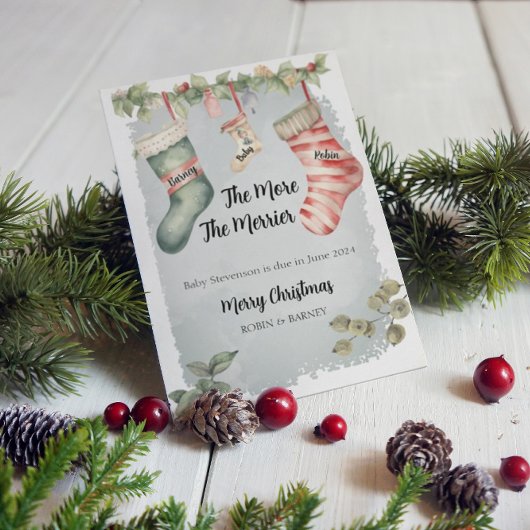 妊娠の発表は多くメリーの シーズンカード