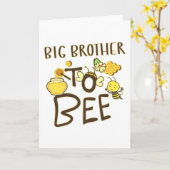 妊娠の発表をする兄 カード (黄色い花)