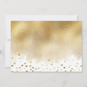 妊娠の発表をする母親の台本 案内状 (裏面)