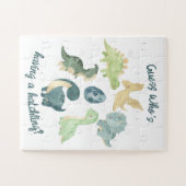 妊娠の発表を待っているディノ・エッグ ジグソーパズル (横)