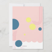 妊娠の発表を待っている 招待状 (裏面)