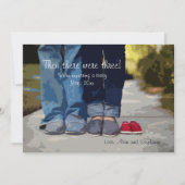 妊娠の発表を待っている 案内状 (正面)