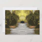 妊娠の発表を待っている 案内状 (裏面)