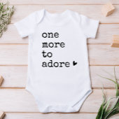 妊娠の発表を歓迎するもう一つ ベビーボディスーツ