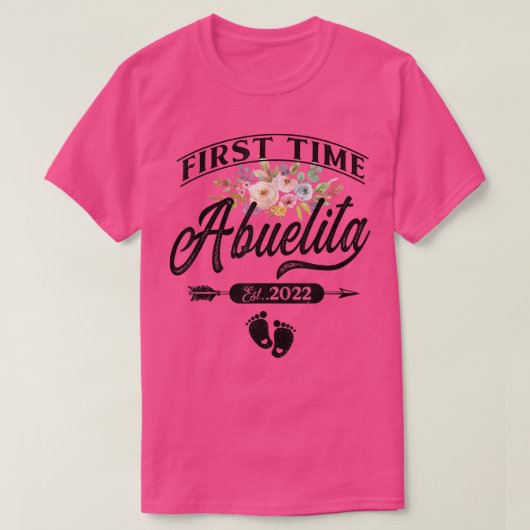 妊娠の発表アブエリータEST Tシャツ (デザイン正面)