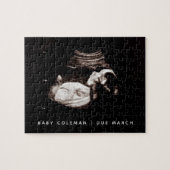 妊娠の発表ソノグラム来の間もなく ジグソーパズル (横)