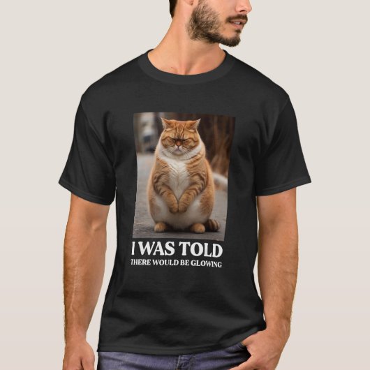 妊娠の発表ネコミーム妊娠するママ Tシャツ (正面)