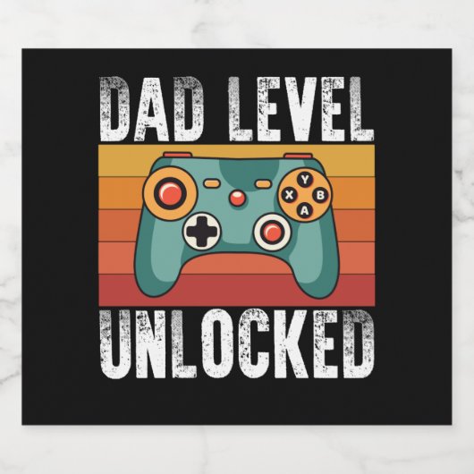 妊娠の発表パパレベル新しい父のロック解除 ビールラベル (シングルラベル)