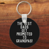 妊娠の発表プロモグランパはギフトになる キーホルダー (正面)