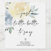 妊娠の発表ベビーが母を明らかにする ワインラベル (シングルラベル)