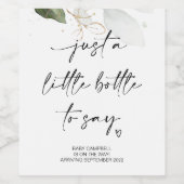 妊娠の発表ベビーが母を明らかにする ワインラベル (シングルラベル)