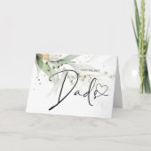 妊娠の発表ベビーが私のパパに明らかにする カード (正面)