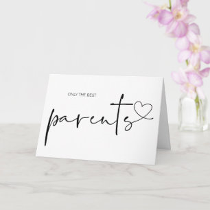 妊娠の発表ベビーが私の両親に明らかになる カード