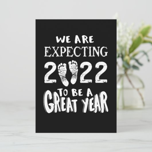 妊娠の発表2022我々は期待している 案内状 (スタンド正面)