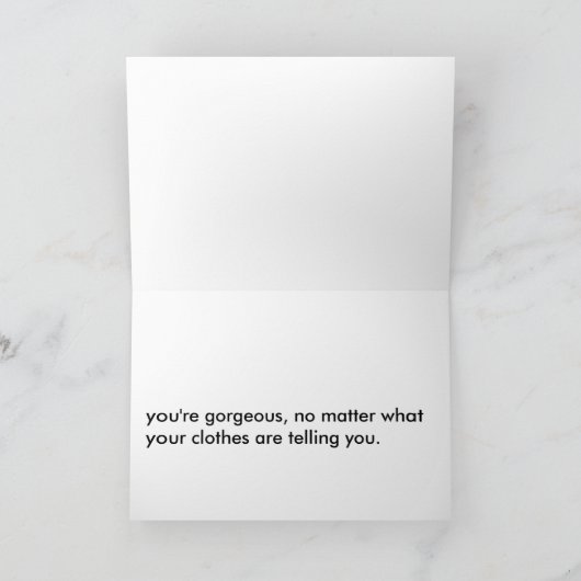 妊娠はうねりです カード (内部)