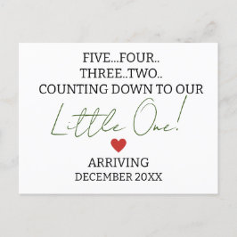 妊娠まで数えて5四つ三つ シーズンポストカード