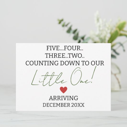 妊娠まで数えて5四つ3つ 案内状 (スタンド正面)