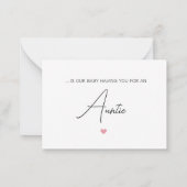 妊娠より良い唯一のもの ノートカード (裏面)