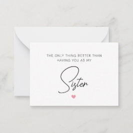 妊娠より良い唯一のもの ノートカード