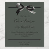 妊娠を隠すための偽のワインラベル。 ワインラベル (シングルラベル)