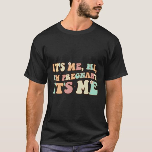 妊娠アナウンサー私が妊娠してる Tシャツ (正面)