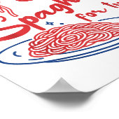 妊娠イタリアン発表マ食べマの痙攣 ポスター (角)