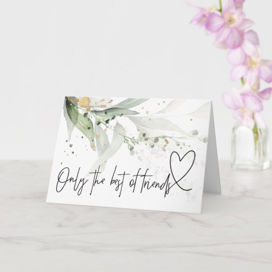 妊娠エレガントベビーが贈り物を友達のおばちゃんに明かす カード (蘭)