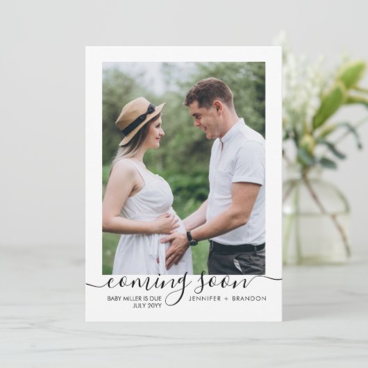 妊娠エレガント発シンプル表 シーズンカード (スタンド正面)